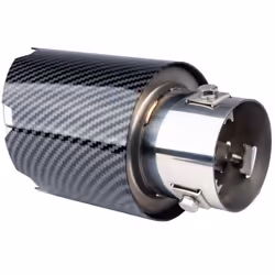 AMiO 04065 Tailpipe 89 / 57 Carbon Stainless Steel 162 / 135