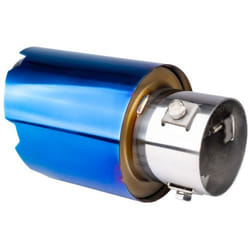 AMiO 04066 Tailpipe blue Stainless Steel 162 / 135