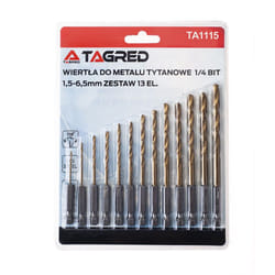 TAGRED TA1115 Twist Drill Bit Set 13