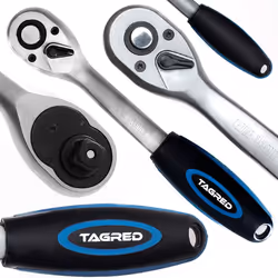 TAGRED TA224 Reversible Ratchet 72 160 Chrome Vanadium Steel