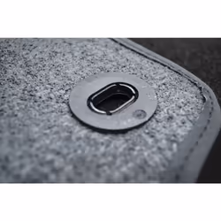 CUSTOPOL MAZ92C Floor mat set Textile Front and Rear 4 black Tailored MAZDA: 6 Saloon