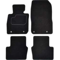 CUSTOPOL MAZ113C Floor mat set Textile Front and Rear 4 black Tailored