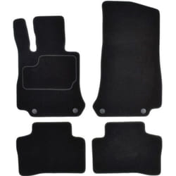 CUSTOPOL MER213C Floor mat set Textile Front and Rear 4 black Tailored MERCEDES-BENZ: GLC Off-Road
