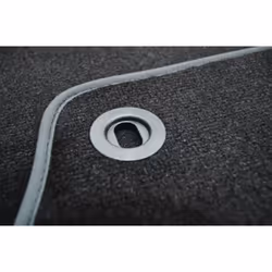 CUSTOPOL OPL55C Floor mat set Textile Front and Rear 4 black Tailored