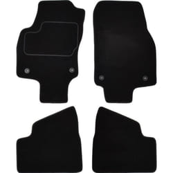 CUSTOPOL OPL75C Floor mat set Textile Front and Rear 4 black Tailored