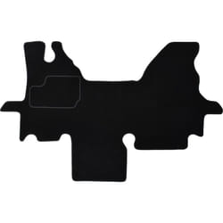CUSTOPOL RNT300C Floor mat set Textile Front and Rear 4 black Tailored