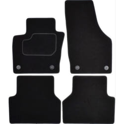 CUSTOPOL AUD225S Floor mat set Textile Front and Rear 4 grey Tailored AUDI: Q3