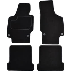 CUSTOPOL AUD255S Floor mat set Textile Front and Rear 4 grey Tailored