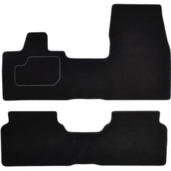 CUSTOPOL BM242C Floor mat set Textile Front and Rear 2 black Tailored BMW: