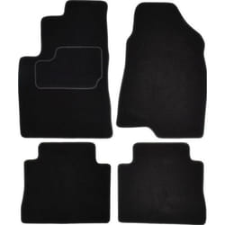 CUSTOPOL CHE20C Floor mat set Textile Front and Rear 4 black Tailored
