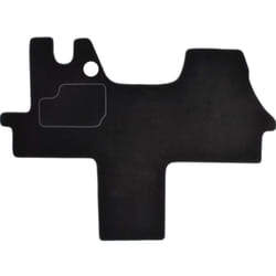 CUSTOPOL CIT255C Floor mat set Textile Front 1 black Tailored