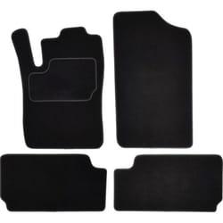 CUSTOPOL CIT305C Floor mat set Textile Front and Rear 4 black Tailored