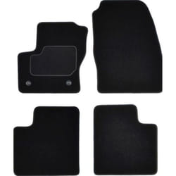 CUSTOPOL FOR165C Floor mat set Textile Front and Rear 4 black Tailored FORD: Grand C-Max