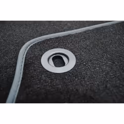 CUSTOPOL MAZ125C Floor mat set Textile Front and Rear 4 black Tailored