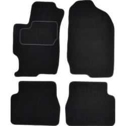 CUSTOPOL MAZ75C Floor mat set Textile Front and Rear 4 black Tailored