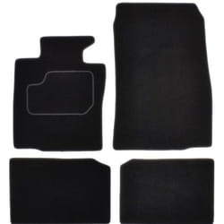 CUSTOPOL MIN40C Floor mat set Textile Front and Rear 4 black Tailored MINI: Countryman