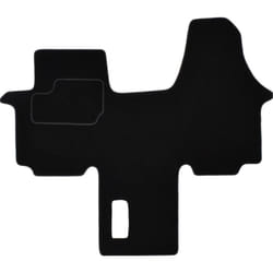 CUSTOPOL RNT490C Floor mat set Textile Front 1 black Tailored