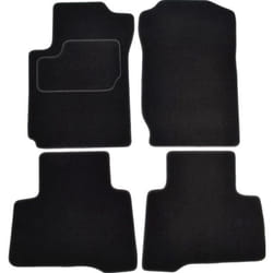 CUSTOPOL SUZ40S Floor mat set Textile Front and Rear 4 grey Tailored