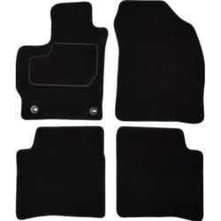 CUSTOPOL TOY295C Floor mat set Textile Front and Rear 4 black Tailored