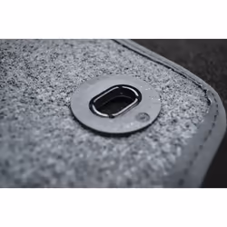 CUSTOPOL TOY295C Floor mat set Textile Front and Rear 4 black Tailored