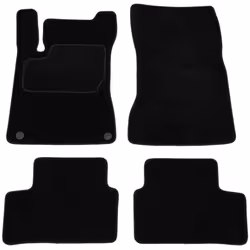 Floor mat set; CUSTOPOL; for MERCEDES-BENZ