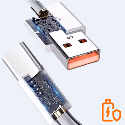USB to USB-C Cable 6A Intensity Charge and Sync 1m Xiaomi White
