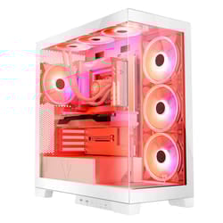Modecom Volcano SPACE APEX ARGB MIDI Midi Tower White