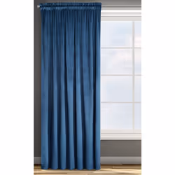 Design91 ROSA Soft Plain Opaque Velvet Curtain with Tape For Rail - 1 Unit, Fluffy Panel Drape Classic Glamour Elegant Living ...