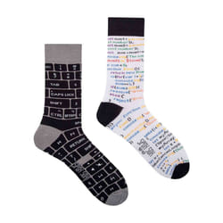 SPOX SOX - 1 Pack Unisex Mismatched Novelty Odd Socks - IT Developer - 11-13 UK, It Developer