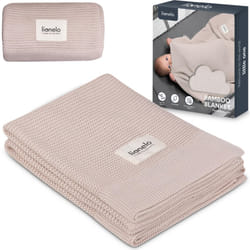 Bamboo Blanket 100x75cm Lightweight Baby Blanket & Changing pad 100% Cotton Natural Soft Antibacterial Hypoallergenic Antifungal Perfect for yea