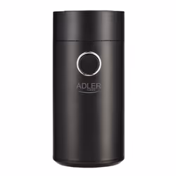 Adler AD4446BS, Burr grinder, 75 g, Stainless steel, Black, 150 W, 220-240 V