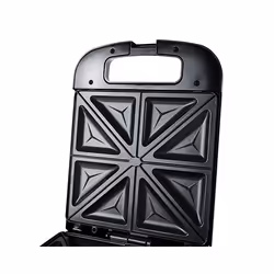 Adler AD 3055 sandwich maker 2000 W Black, Silver