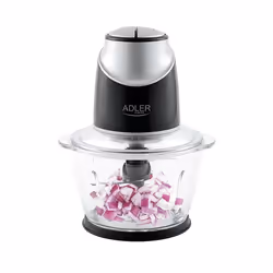 Adler AD 4082, 1.2 L, Black, Silver, Glass, Stainless steel, Plastic, 1.2 m