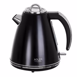 Adler AD 1343, 1.5 L, 1850 W, Black, Stainless steel, Water level indicator