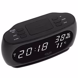 Adler AD 1186 alarm clock Digital alarm clock Black - Additional view 4