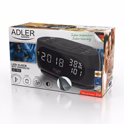 Adler AD 1186 alarm clock Digital alarm clock Black - Additional view 5