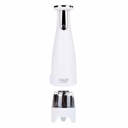 Adler AD 4449W seasoning grinder Salt & pepper grinder set Steel, White