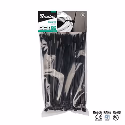 Bradas TS1188400B, Black, 1 head(s), CE, PAHs, 400 mm, 8.8 mm, 100 pc(s)