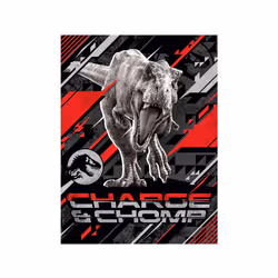 Jurassic World Charge & Chomp Fleece Blanket