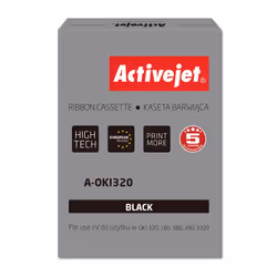 Activejet ribbon A-OKI320 (replacement OKI 9002303; 3000000 characters; Supreme; black) 100 pieces, OKI ML: 180, 182, 183, 19 ...