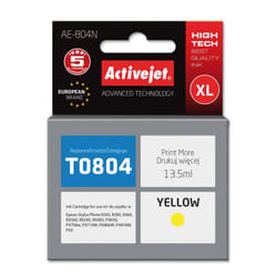 Activejet AE-804N ink (replacement for Epson T0804; Supreme; 13.5 ml; yellow)