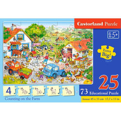 Castorland Counting on the Farm 25 pcs Jigsaw puzzle 25 pc(s) Cartoons