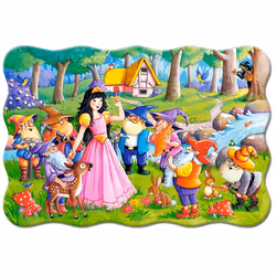 Castorland Snow White and the 7 Dwarfs 20 Maxi pcs Contour puzzle 20 pc(s) Cartoons