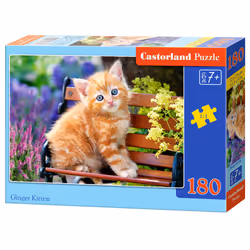 Castorland Ginger Kitten 180 pcs, 180 pc(s), Fauna, 7 yr(s)