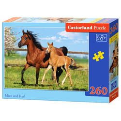 Castorland Mare and foal 260 pcs Jigsaw puzzle 260 pc(s) Fauna