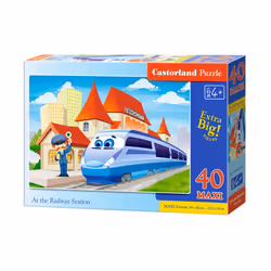 Castorland At the Railway Station 40 Maxi pcs, 40 pc(s), Cartoons, 4 yr(s)