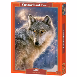 Castorland Lone wolf 500 pcs, 500 pc(s), Fauna, 9 yr(s)
