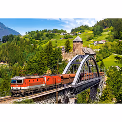 Castorland Train on the bridge 500 pcs Jigsaw puzzle 500 pc(s) Vehicles