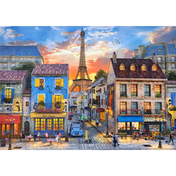 Castorland Streets of Paris 500 pcs Jigsaw puzzle 500 pc(s) City