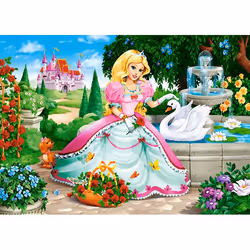 Castorland Princess with Swan 60 pcs Jigsaw puzzle 60 pc(s) Cartoons